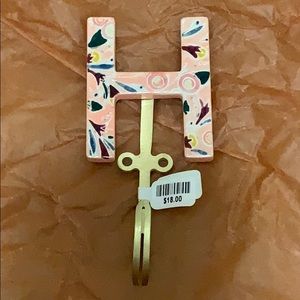 Anthropologie H wall hook